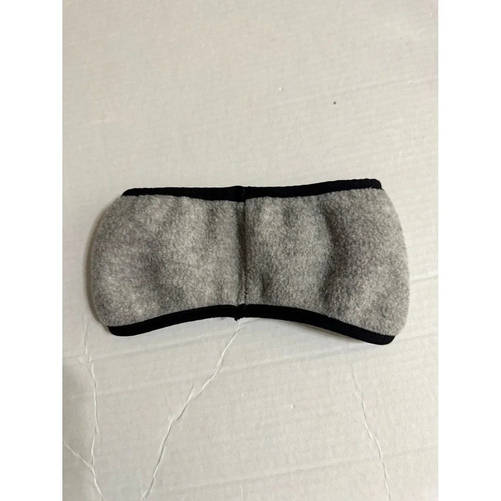 The North Face Polartec Fleece Headband Ear Warmer Gray Hiking Outdoors One Size